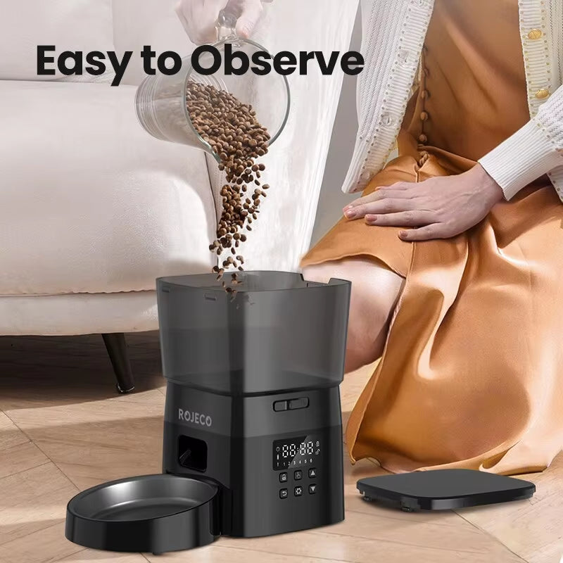 Smart Auto Pet Feeder – Hassle-Free Mealtime, Perfect Portions Every Time